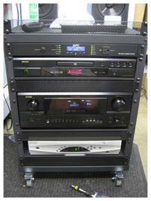 Audio Video Equipment Rack